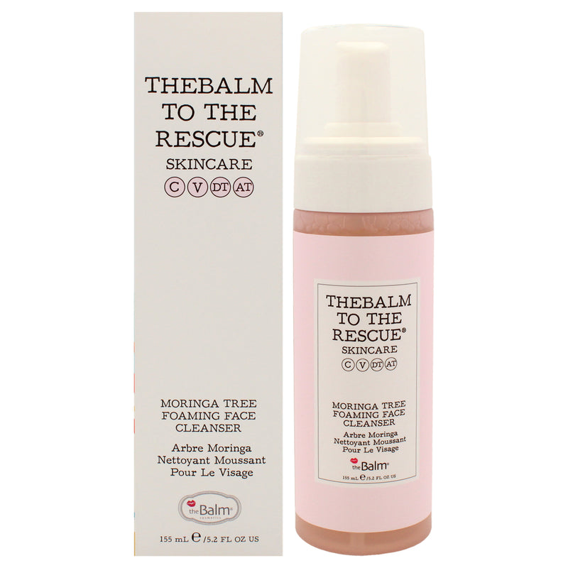 TheBalm To The Rescue Moringa Tree Foaming Face Cleanser by the Balm for Women - 5.2 oz Cleanser