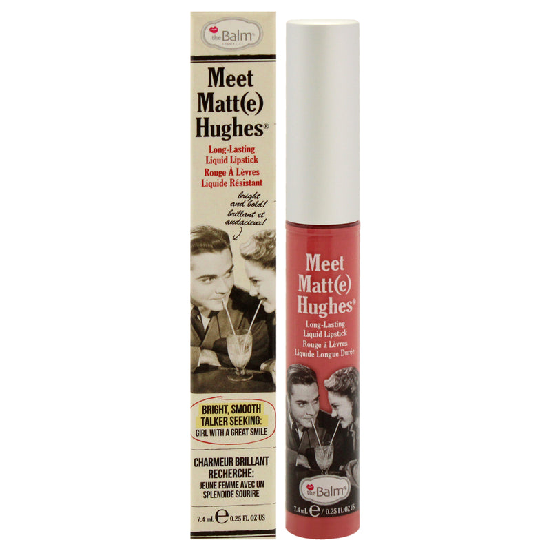 TheBalm Meet Matte Hughes Long Lasting Liquid Lipstick - Genuine by the Balm for Women - 0.25 oz Lipstick