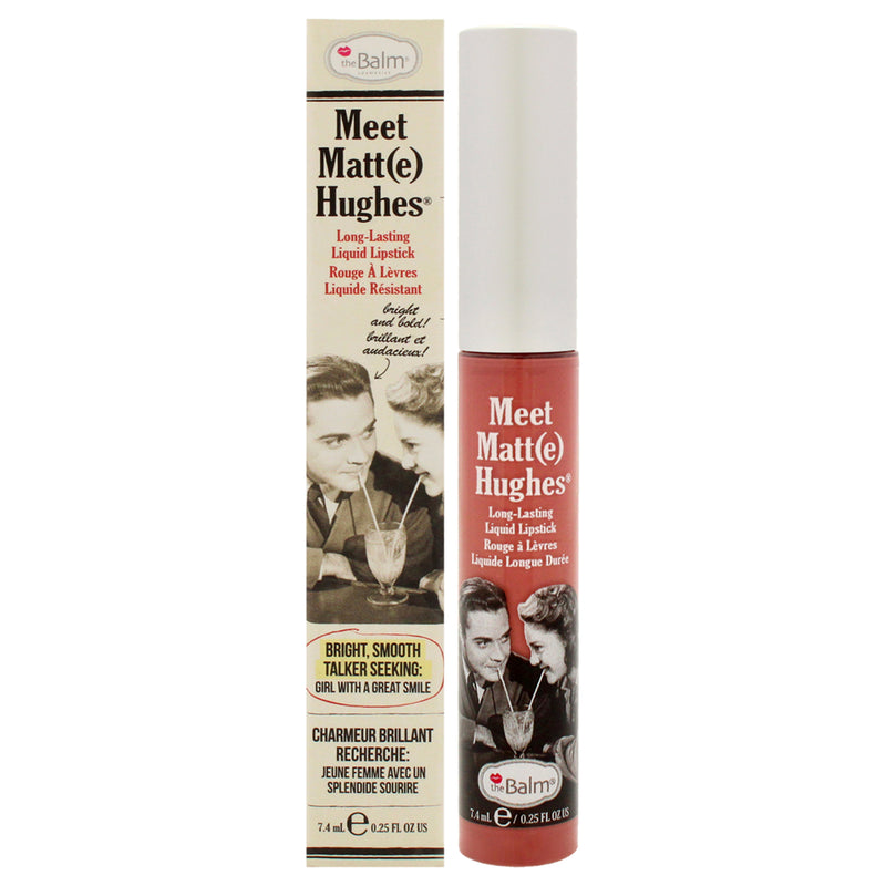 TheBalm Meet Matte Hughes Long Lasting Liquid Lipstick - Patient by the Balm for Women - 0.25 oz Lipstick