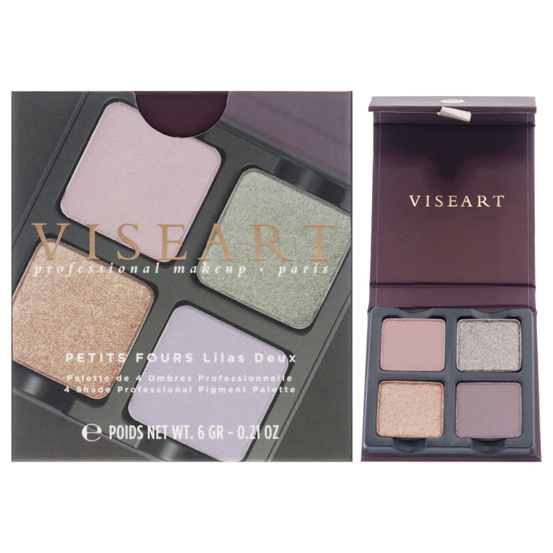 Petits Fours Eyeshadow Palette - Lilas Deux by Viseart Paris for Women - 0.21 oz Eye Shadow