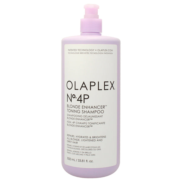 Olaplex No 4P Blonde Enhacer Toning Shampoo by Olaplex for Unisex - 33.81 oz Shampoo