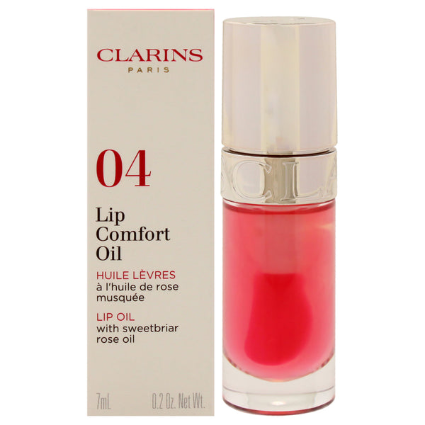 Clarins Lip Comfort Oil - 04 Pitaya by Clarins for Women - 0.2 oz Lip Oil