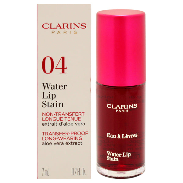 Clarins Water Lip Stain - 04 Violet Water by Clarins for Women - 0.2 oz Lipstick