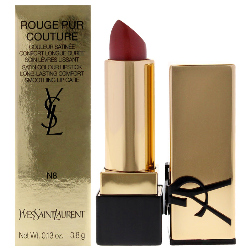 Rouge Pur Couture Satin Lipstick - N8 Blouse Nu by Yves Saint Laurent for Women - 0.13 oz Lipstick