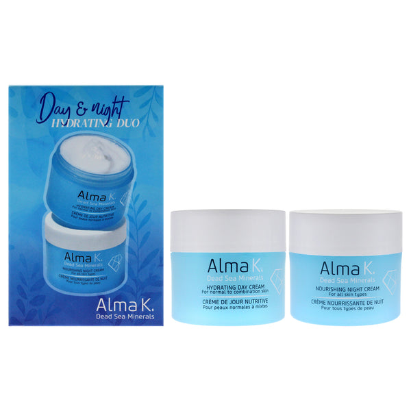 Day and Night Hydrating Duo by Alma K for Women - 2 Pc 1.7oz Hydrating Day Cream for Normal to Combination Skin, 1.7oz Nourishing Night Cream for All Skin Types