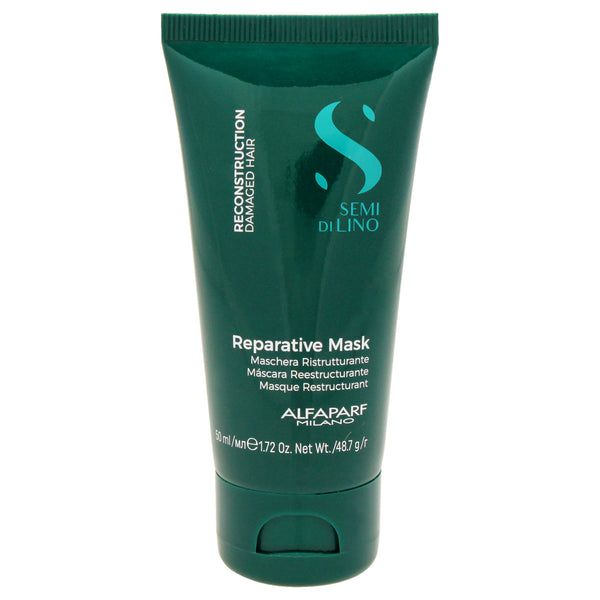 Alfaparf Milano Semi Di Lino Reconstruction Reparative Mask by Alfaparf Milano for Unisex - 1.72 oz Masque