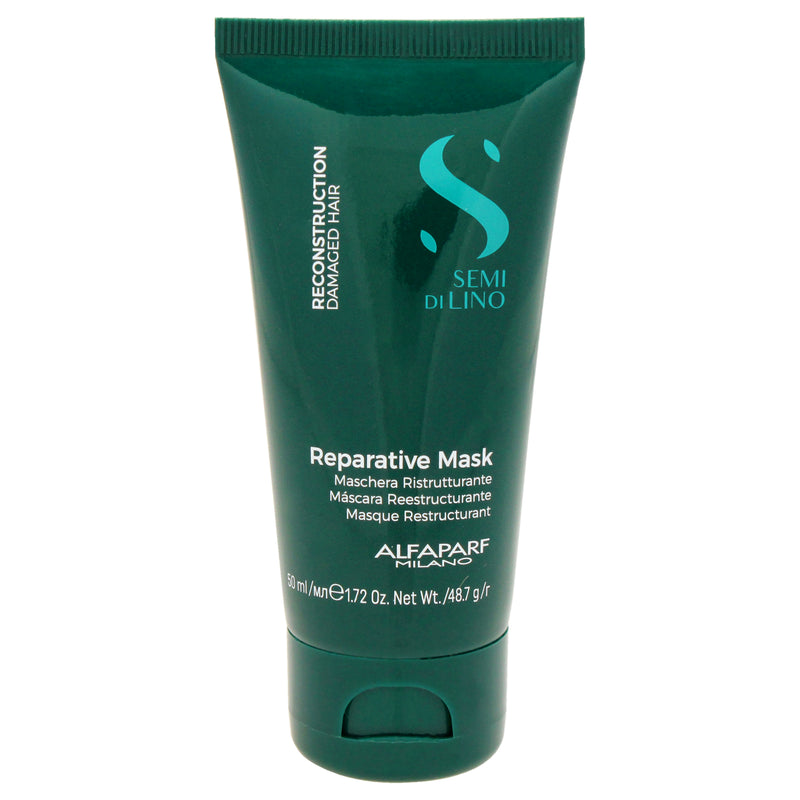 Alfaparf Milano Semi Di Lino Reconstruction Reparative Mask by Alfaparf Milano for Unisex - 1.72 oz Masque