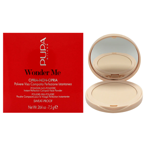 Wonder Me Powder No Powder - 010 Ivory by Pupa Milano for Women - 0.26 oz Powder