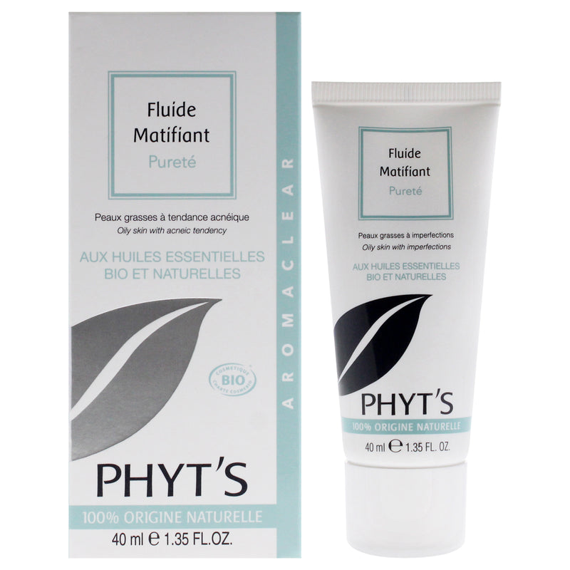 Purity Mattifying Fluid by Phyts for Women - 1.35 oz Treatment