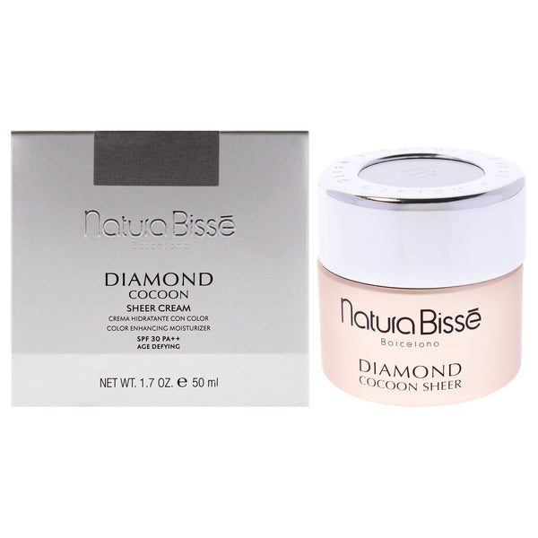 Natura Bisse Diamond Cocoon Sheer Cream SPF 30 PA Plus by Natura Bisse for Women - 1.7 oz Cream