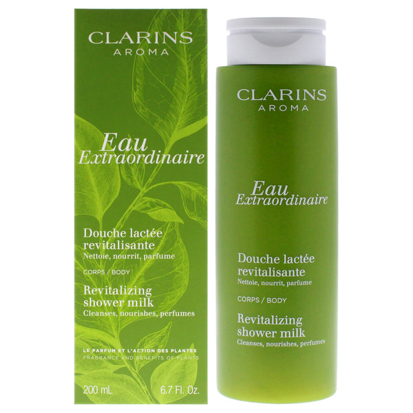 Clarins Eau Extraordinaire Revitalizing Shower Milk by Clarins for Unisex - 6.7 oz Shower Milk