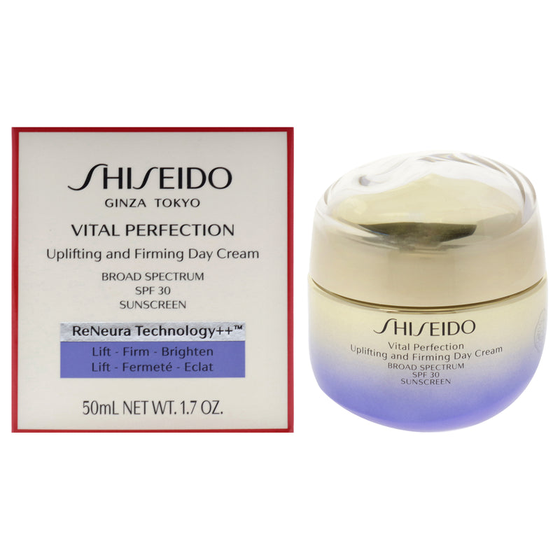 Shiseido Vital Perfection Uplifting and Firming Cream SPF 30 by Shiseido for Women - 1.7 oz Cream