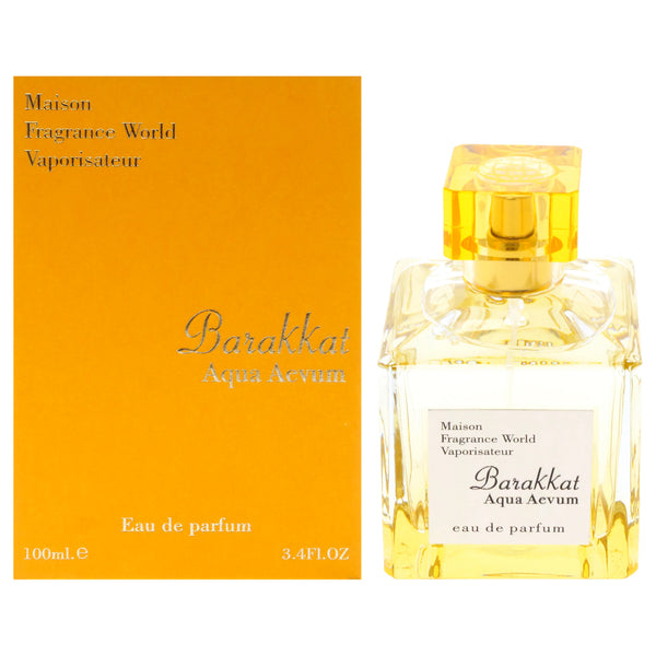 Maison Barakkat Aqua Aevum by Fragrance World for Unisex - 3.4 oz EDP Spray