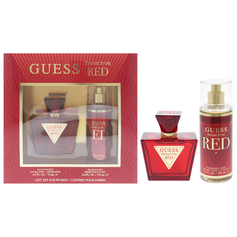 Guess Guess Seductive Red by Guess for Women - 2 Pc Gift Set 2.5oz EDT Spray, 4.2oz Fragrance Mist