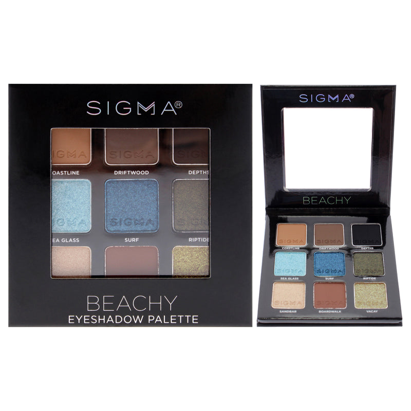 Eyeshadow Palette - Beachy by SIGMA for Women - 0.32 oz Eye Shadow