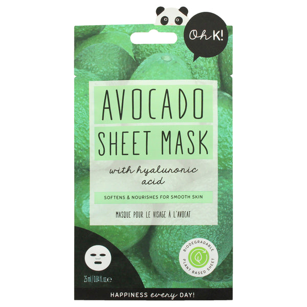 Sheet Mask - Avocado by Oh K! for Unisex - 1 Pc Mask