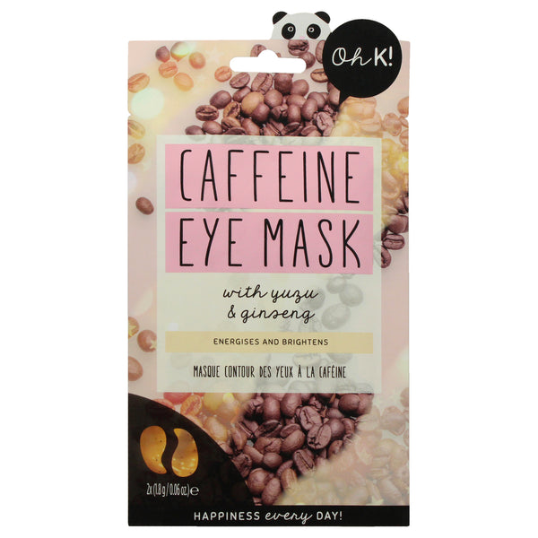 Eye Mask - Caffeine by Oh K! for Unisex - 1 Pair Mask