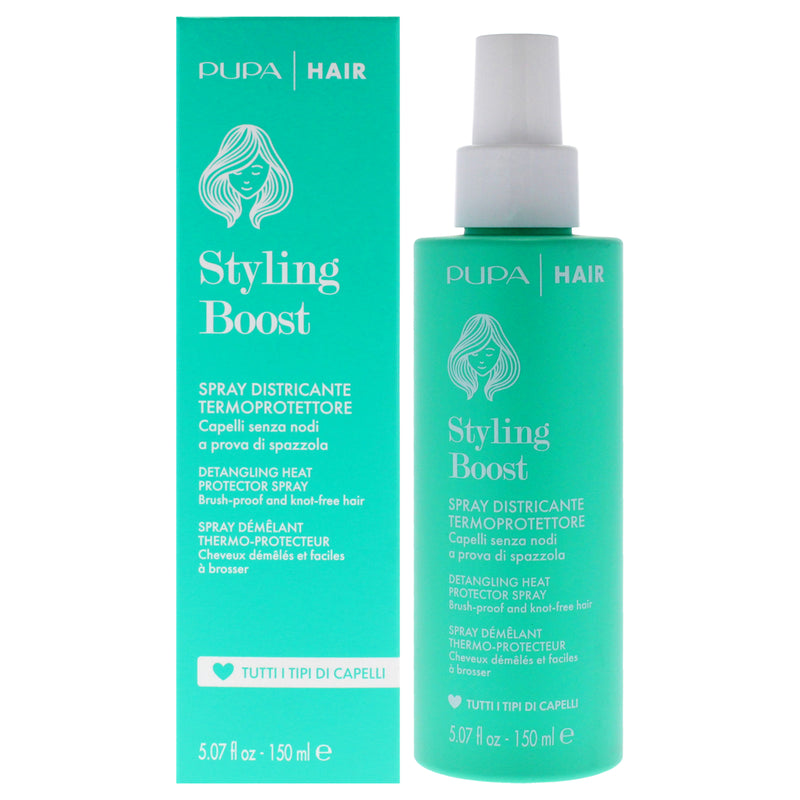 Styling Boost Detangling Heat Protector Spray by Pupa Milano for Women - 5.07 oz Spray