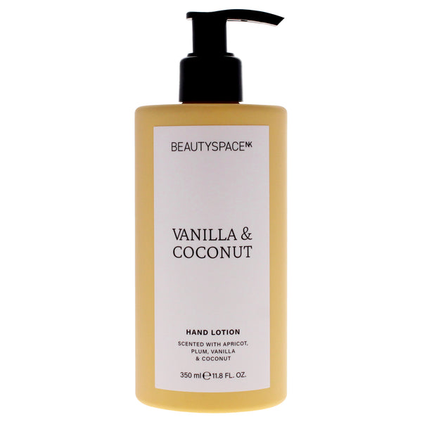 SpaceNK Beauty Space Hand Lotion - Vanilla and Coconut by SpaceNK for Unisex - 11.8 oz Hand Lotion