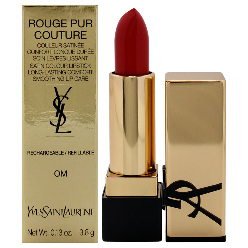 Rouge Pur Couture Satin Lipstick - OM Orange Muse by Yves Saint Laurent for Women - 0.13 oz Lipstick