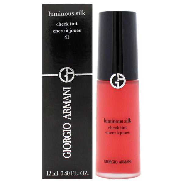 Luminous Silk Cheek Tint - 41 Flaming Red by Giorgio Armani for Women - 0.4 oz Blush