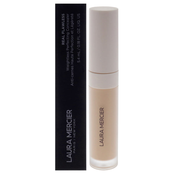 Real Flawless Weightless Perfecting Concealer - 2W1 Light with Warm Undertones by Laura Mercier for Women - 0.18 oz Concealer