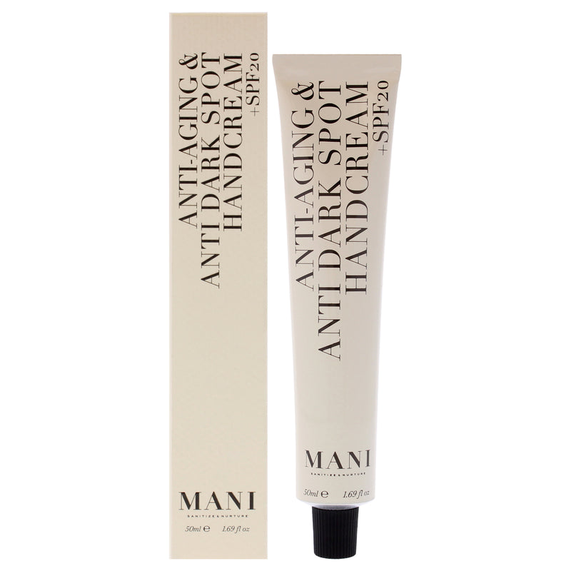 Anti-Aging and Anti Dark Spot Hand Cream SPF 20 by Mani for Women - 1.69 oz Cream