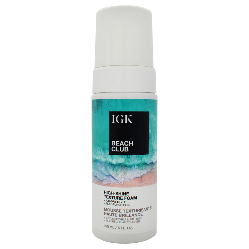 Beach Club High Shine Texture Foam by IGK for Unisex - 5 oz Foam