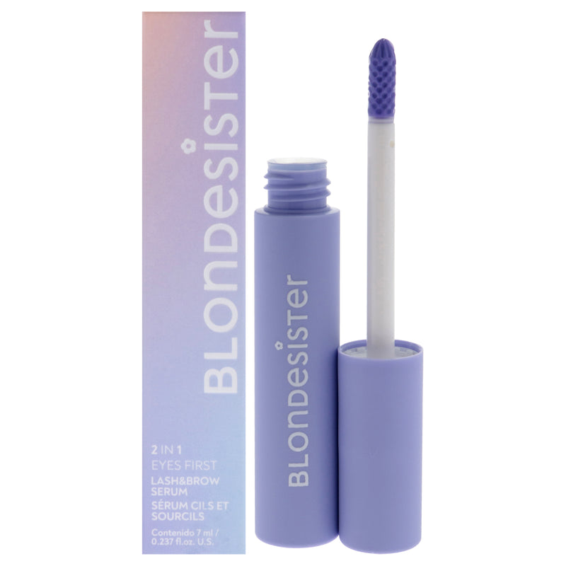 Blondesister 2 in 1 Eyes First Eyelash and Eyebrow Serum by Blondesister for Women - 0.237 oz Serum