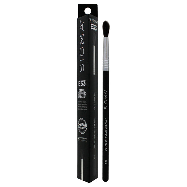 SIGMA Detail Diffused Crease Brush - E33 by SIGMA for Women - 1 Pc Brush