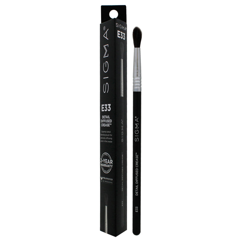 SIGMA Detail Diffused Crease Brush - E33 by SIGMA for Women - 1 Pc Brush