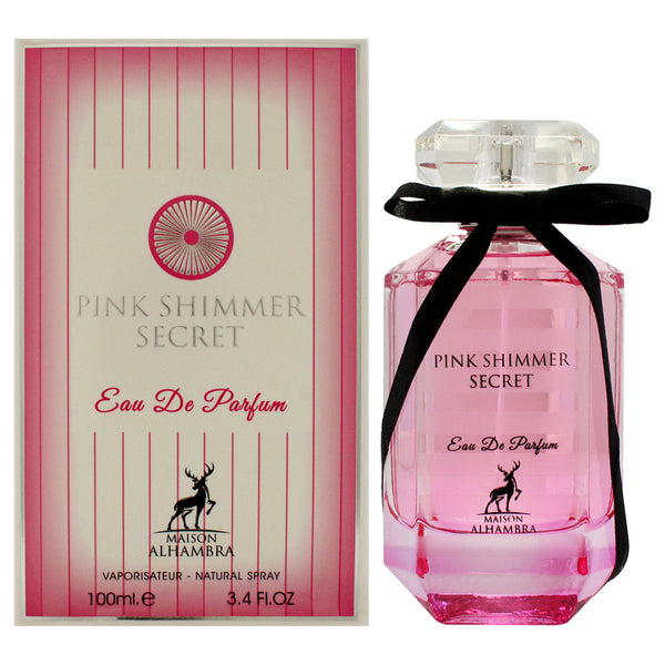 Maison Alhambra Pink Shimmer Secret by Maison Alhambra for Women - 3.4 oz EDP Spray