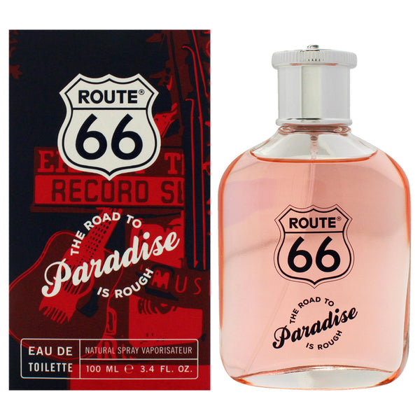 Route 66 The Road To Paradise Is Rough by Route 66 for Men - 3.4 oz EDT Spray