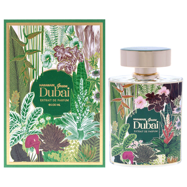 Al Haramain Green Dubai by Al Haramain for Unisex - 3.33 oz Extrait De Parfum Spray