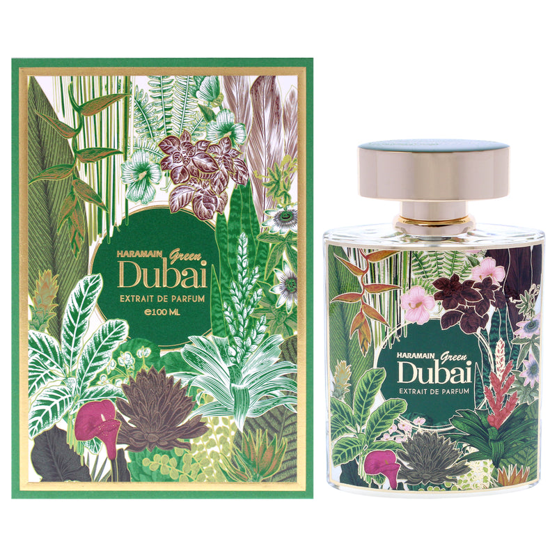 Al Haramain Green Dubai by Al Haramain for Unisex - 3.33 oz Extrait De Parfum Spray