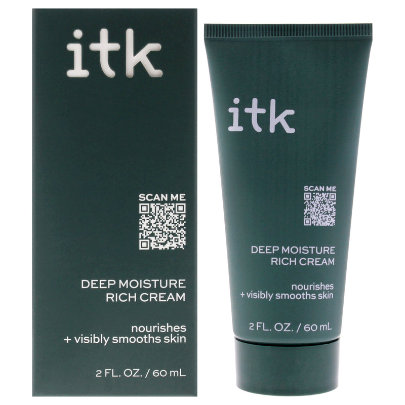 ITK Deep Moisture Rich Cream by ITK for Women - 2 oz Cream