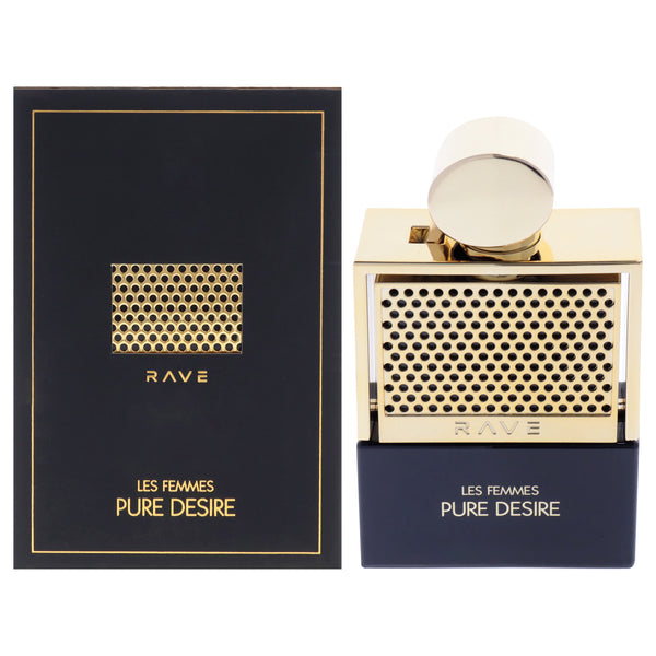 Lattafa Rave Pure Desire Gold by Lattafa for Women - 3.4 oz EDP Spray