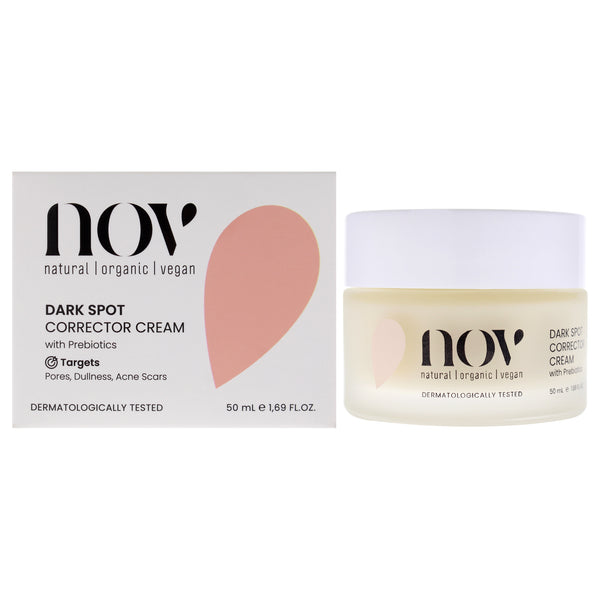 NOV Natural Organic Vegan Dark Spot Corrector Cream by NOV Natural Organic Vegan for Women - 1.69 oz Cream