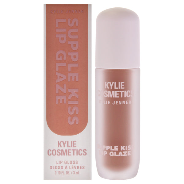 Supple Kiss Lip Glaze - Nude Kiss by Kylie Cosmetics for Women - 0.10 oz Lip Gloss