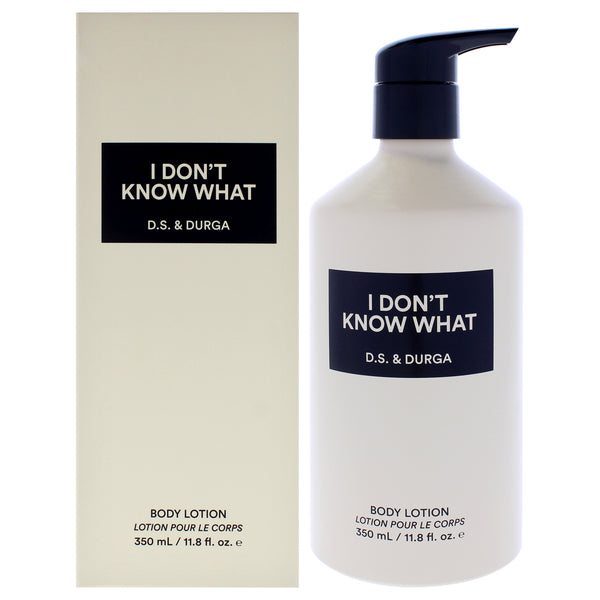 I Dont Know What Body Lotion by DS & Durga for Unisex - 11.8 oz Body Lotion