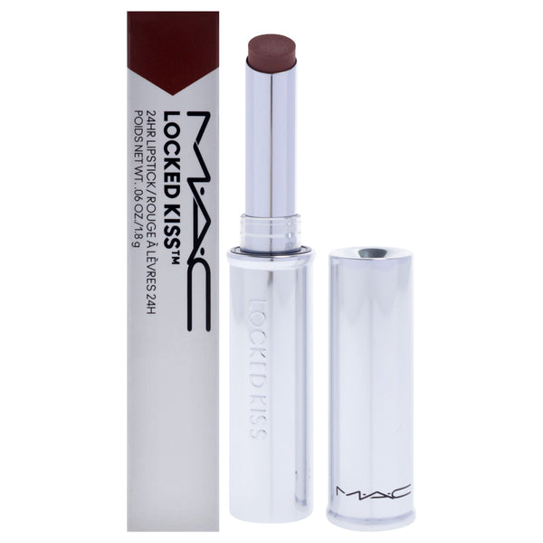 MAC Locked Kiss 24 Hr Lipstick - 65 Posh by MAC for Women - 0.06 oz Lipstick