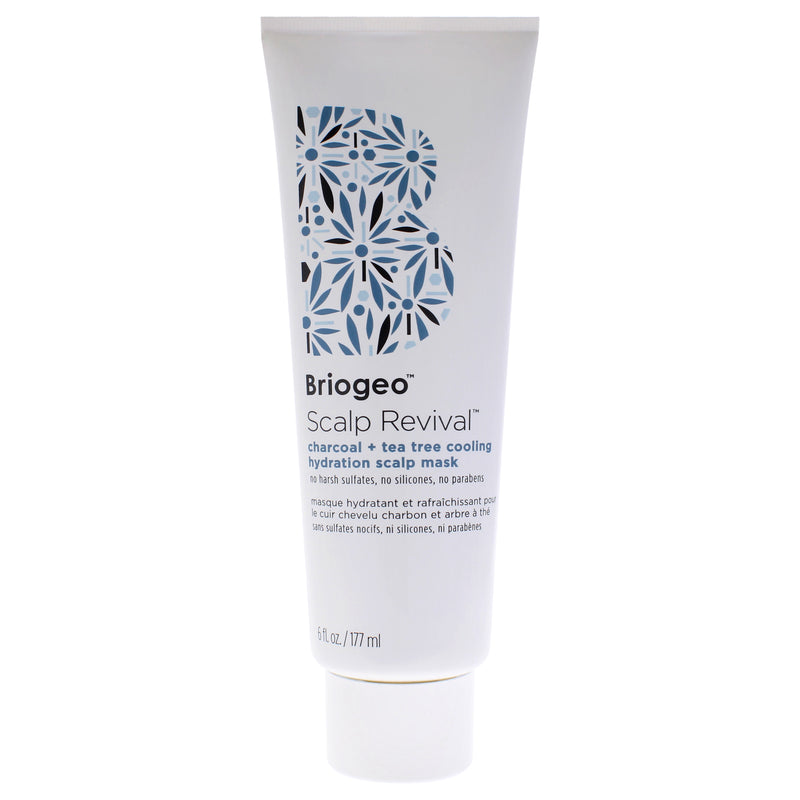 Briogeo Scalp Revival Charcoal Plus Tea Tree Cooling Hydration Scalp Mask by Briogeo for Unisex - 6 oz Masque