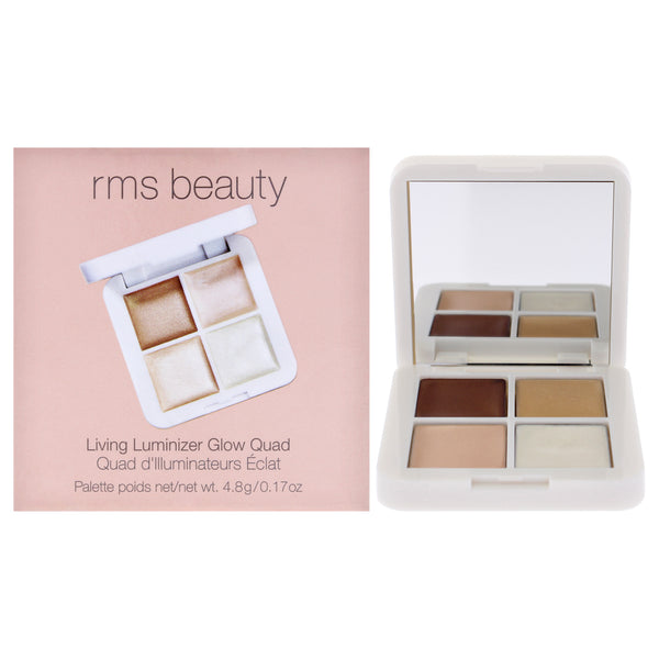 RMS Beauty Living Luminizer Glow Quad by RMS Beauty for Women - 0.17 oz Highlighter