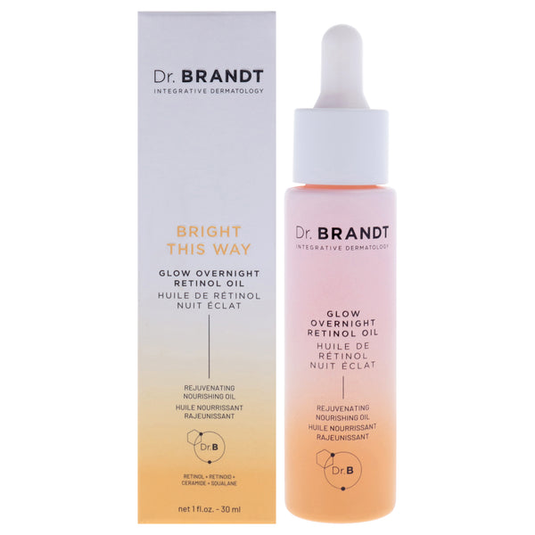 Dr. Brandt Glow Overnight Retinol Oil by Dr. Brandt for Women - 1 oz Oil