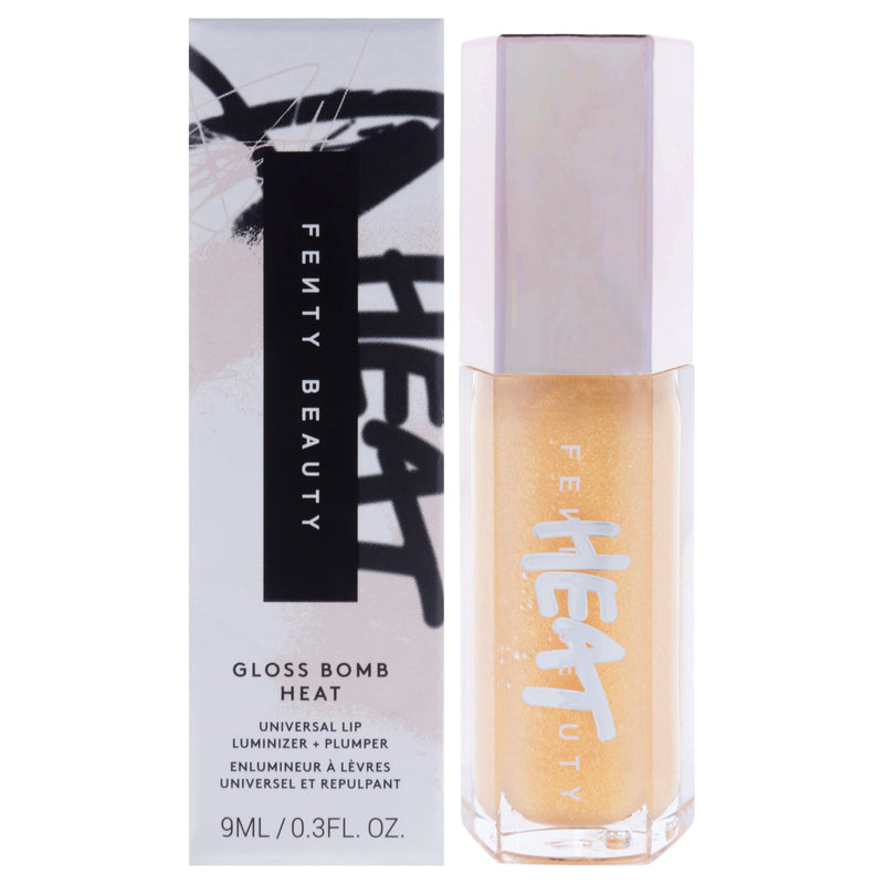 Fenty Beauty Gloss Bomb Heat Universal Lip Luminizer Plus Plumper - 05 Lemon Lava by Fenty Beauty for Women - 0.3 oz Lip Gloss