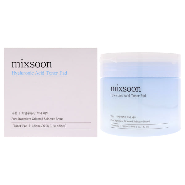 Mixsoon Hyaluronic Acid Toner Pad by Mixsoon for Unisex - 80 Pc Pads