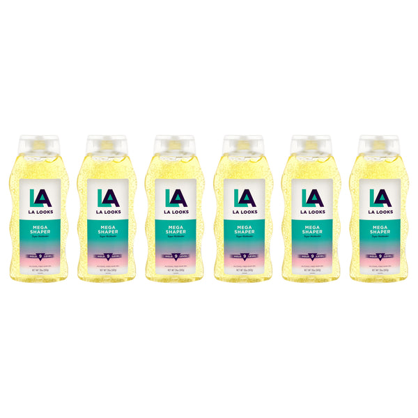 Mega Mega Hold Styling Gel by L.A. Looks for Unisex - 20 oz Gel - Pack of 6