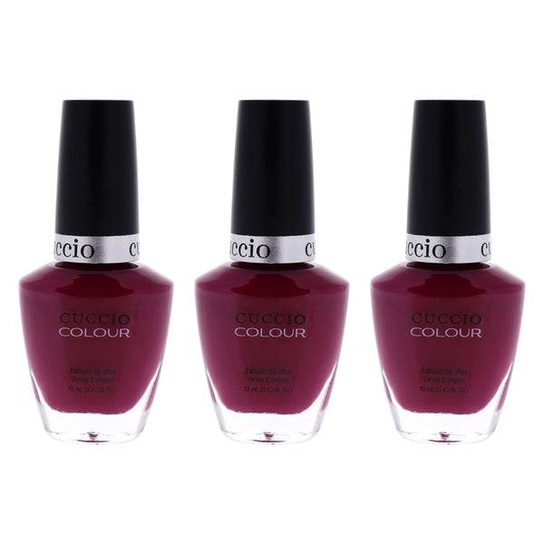 Colour Nail Polish - Heart and Seoul by Cuccio Colour for Women - 0.43 oz Nail Polish - Pack of 3