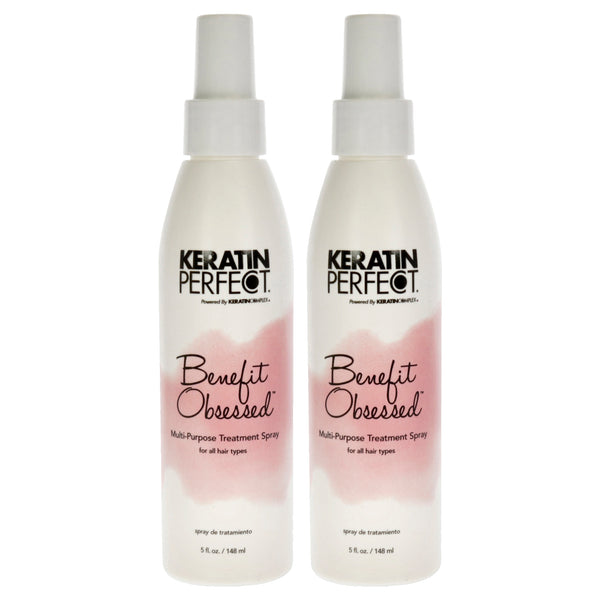 Keratin Perfect Keratin Benefit Obsessed Treatment Spray by Keratin Perfect for Unisex - 5 oz Treatment - Pack of 2