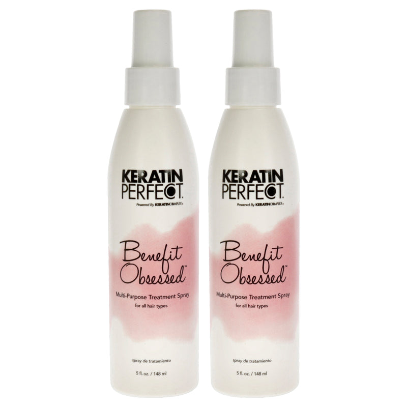 Keratin Perfect Keratin Benefit Obsessed Treatment Spray by Keratin Perfect for Unisex - 5 oz Treatment - Pack of 2